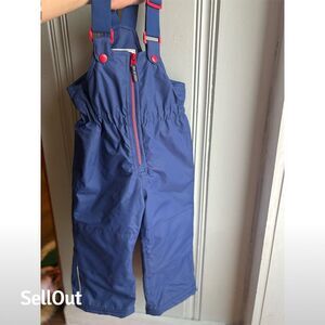 Hatley Baby Snow Ski Bib Overalls Blue Unisex Size 2T